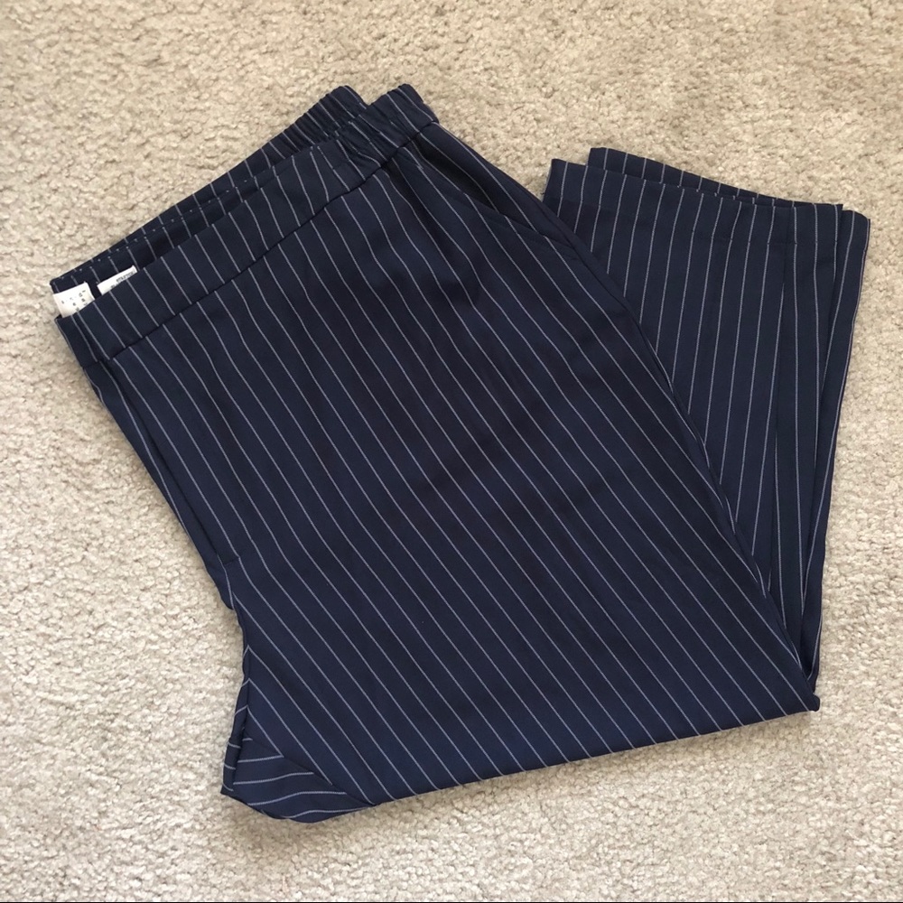 A New Day | Pinstripe Ankle Cropped Pants